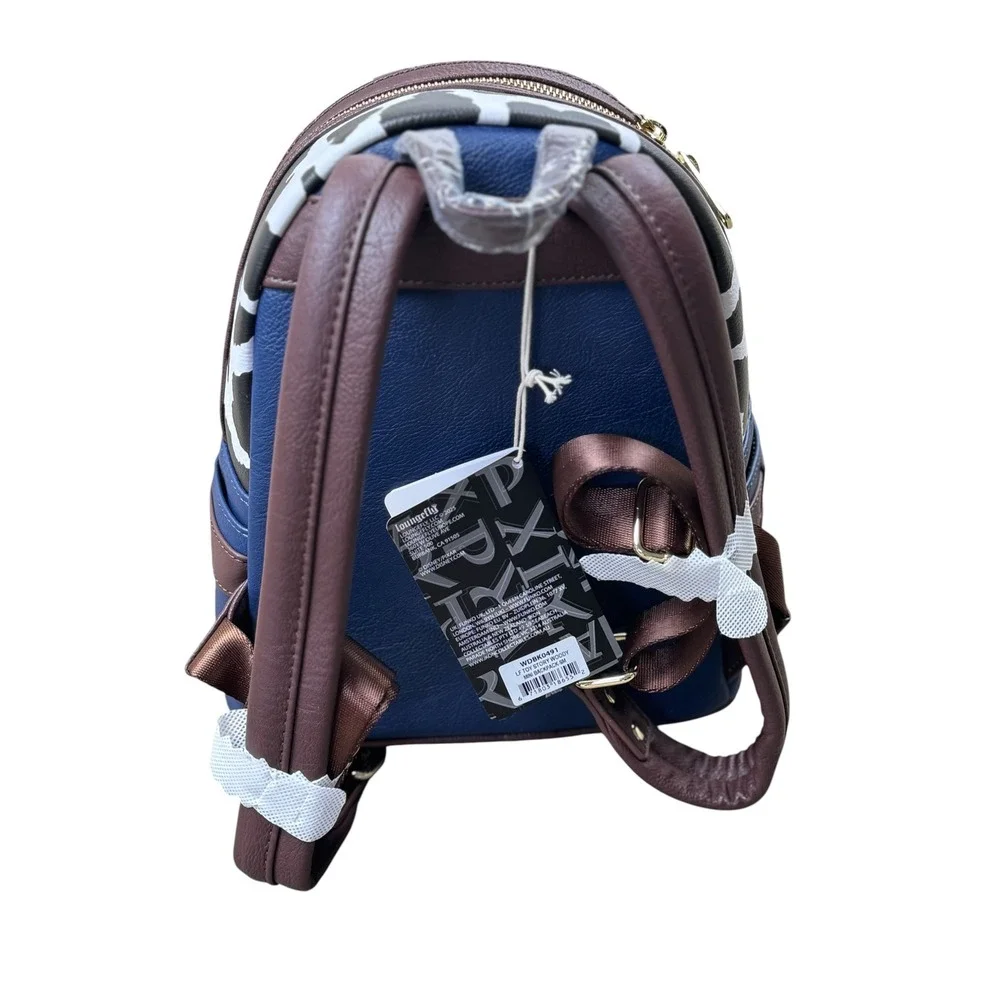 NWT Loungefly HARD TAG Disney Sheriff Wood Toy Story Mini Backpack Bag Purse